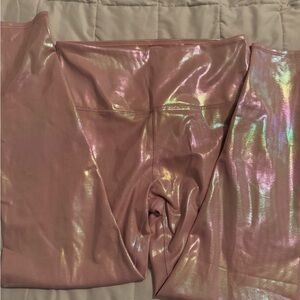 Ellie - Pink Iridescent Leggings